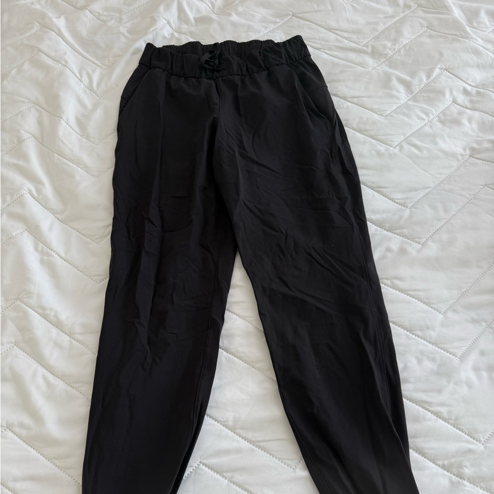 Lululemon Athletica Black Track Pants with Jogger Style